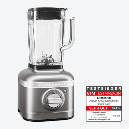 Image du produit pour 'Mixeur-blender KitchenAid Artisan : rduit en pure fine, plus besoin de tamiser'