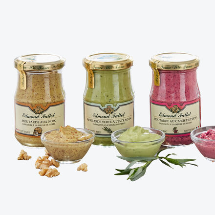 Image du produit pour 'Moutarde de Dijon artisanale aux graines de moutarde noire rares'