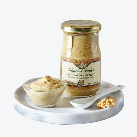 Image du produit pour 'Moutarde de Dijon aux noix et graines de moutarde noire'