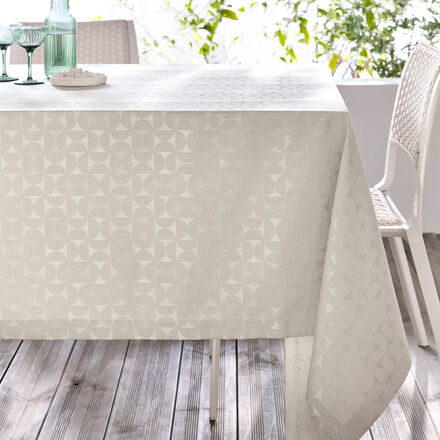 Image du produit pour 'Nappe Jacquard avec protection antitaches - 150 x 250 cm'