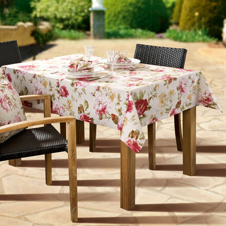 Image du produit pour 'Nappe: Linge de table anglais au motif de roses'