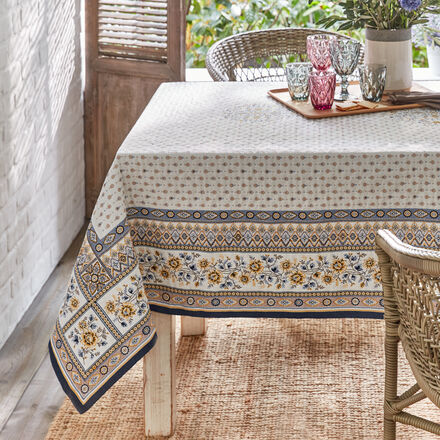 Image du produit pour 'Nappe au motif floral, pais, qualit double jacquard'