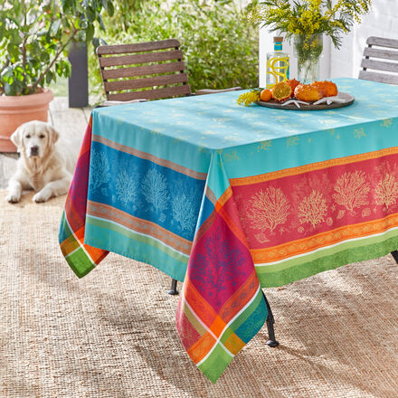 Image du produit pour 'Nappe jacquard fantaisie avec protection antitaches &ndash; 4 tailles'