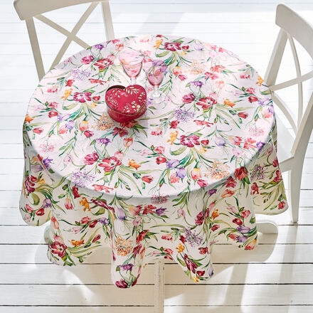 Image du produit pour 'Nappes : linge de table matelass floral avec impression numrique de haute qualit'