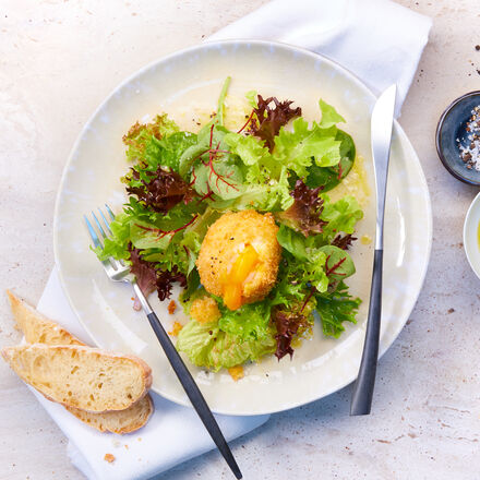 Image du produit pour 'Oeufs frits sur salade'