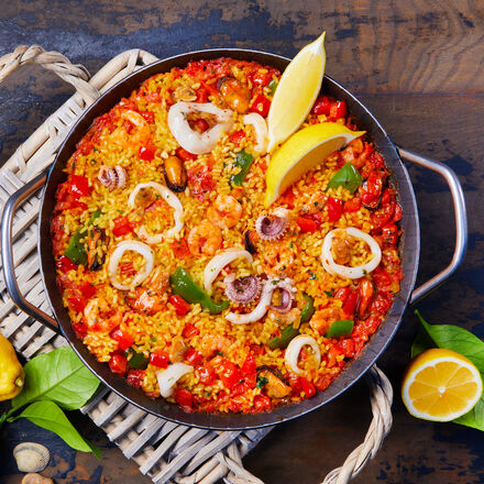 Image du produit pour 'Paella de fruits de mer  Paella de mariscos '