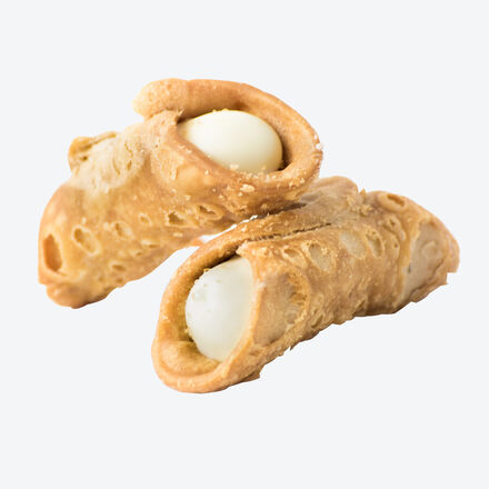 Image du produit pour 'Ptisserie sicilienne : cannoli croustillants fourrs de crme de citrons'