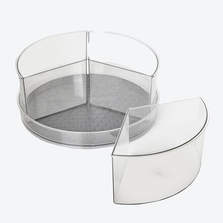 Image du produit pour 'Plateau tournant  3 compartiments : organisation et gain de place'