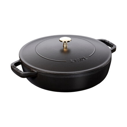 Image du produit pour 'Sauteuse Staub ronde en fonte  28 cm - Tradition franaise'