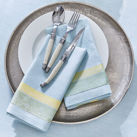 Image du produit pour 'Serviettes de Pques en lin de haute qualit : tiss jacquard et extrmement rsistant'