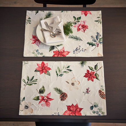 Image du produit pour 'Set de table matelass hivernal avec impression numrique de haute qualit'