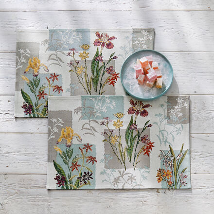 Image du produit pour 'Sets de table en gobelin au motif floral enchanteur'
