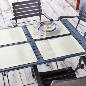 Image du produit pour 'Sets de table pour le jardin et la terrasse, dperlants et anti-taches'