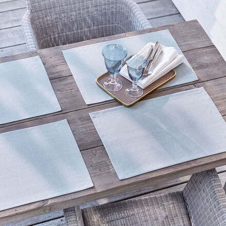 Image du produit pour 'Sets de table unis  effet chin, antitaches'