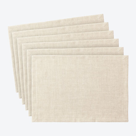 Image du produit pour 'Sets de table unis avec traitement anti-taches - 35/50 cm'