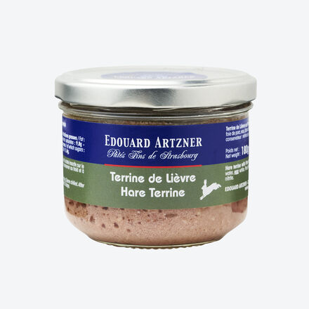 Image du produit pour 'Terrine franaise de livre au Pinot Noir - 180 g'
