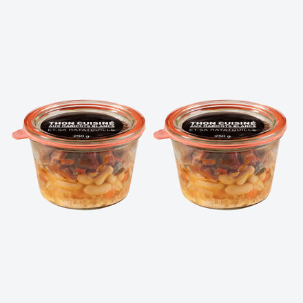 Image du produit pour 'Thon aux haricots blancs & sa ratatouille- 2 x 250 g'