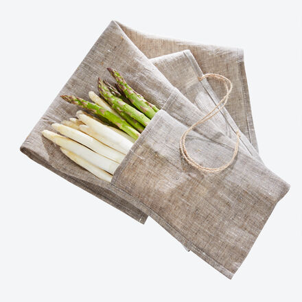 Image du produit pour 'Tissu en lin pour asperges et lgumes : conservation plus longue'