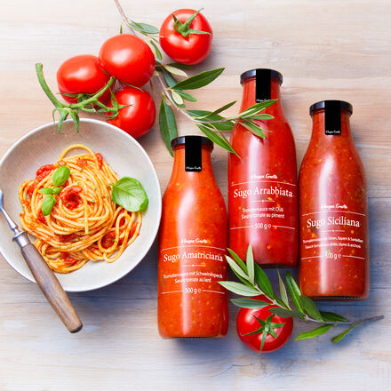 Image du produit pour 'Trs aromatiques : sauces italiennes aux tomates San Marzano hautement aromatiques'