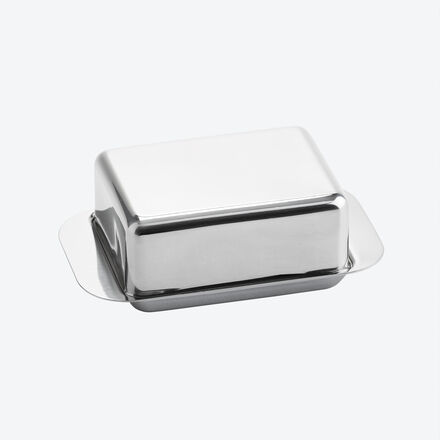 Image du produit pour 'Un beurre toujours propre et facile  tartiner : beurrier en acier inoxydable pour le compartiment  beurre du rfrigrateur'