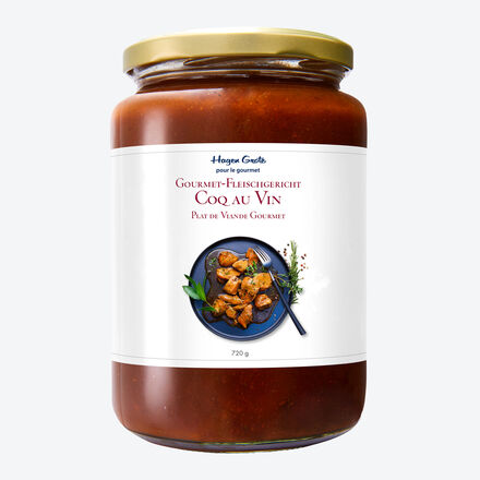 Image du produit pour 'Un classique en bocal pour gourmets : prparer un coq au vin en quelques minutes'