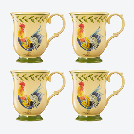 Image du produit pour 'Vaisselle au motif traditionnel de coq : mugs'