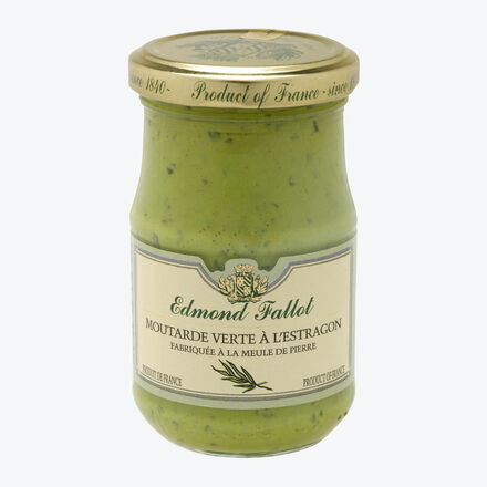 Image du produit pour 'Vritable moutarde verte  l'estragon issue de graines de moutarde noire rares'