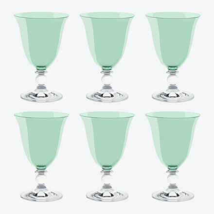 Image du produit pour 'Verres  eau en cristal colors  l'lgante forme vase'
