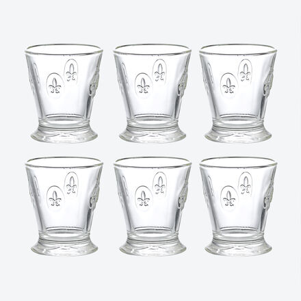 Image du produit pour 'Verres  eau fleur de lys'