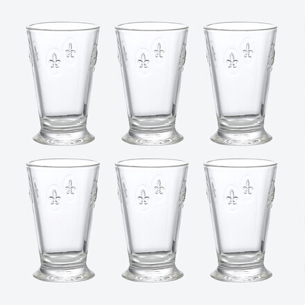 Image du produit pour 'Verres  eau fleur de lys'