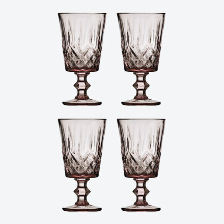 Image du produit pour 'Verres  eau - un design  facettes aux doux coloris : pour un usage quotidien'