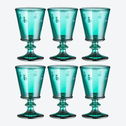 Image du produit pour 'Verres  vin (240 ml) : l'animal hraldique de Napolon sur votre verre'