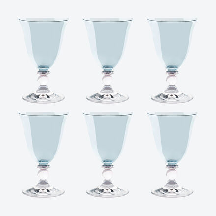 Image du produit pour 'Verres  vin en cristal colors  l'lgante forme vase'