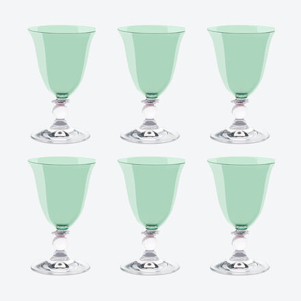 Image du produit pour 'Verres  vin en cristal colors  l'lgante forme vase'