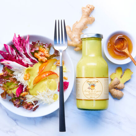 Image du produit pour 'Vinaigrette Miel & Gingembre : une alliance parfaite de douceur et de fracheur'